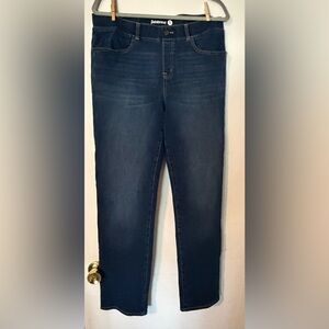 Betabrand Women's Dark Blue stretch jeans